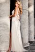 Jovani 39105 Side Tail Embellished Dress