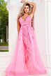 Jovani 62929 Long Overskirt Embellished Dress