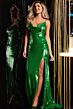 Jovani 63167 Cowl Neck Sequin Dress