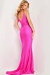 Jovani JVN23984 Plunging Neck Spaghetti Straps Dress