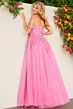 Jovani 25826 Floral Bodice One Shoulder Dress
