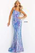 Jovani 05664 One Shoulder Sequin Dress
