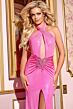 Jovani 37218 Center Slit Embellished Waist Dress
