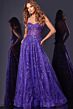 Jovani 37413 Sheer Corset Strapless Embellished Dress