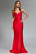 Jovani 37529 Embellished Sides Lace-Up Dress