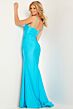 Jovani 38350 Beaded Neckline Spaghetti Straps Dress