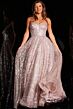 Jovani 38607 Strapless Corset Sequin Dress
