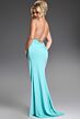 Jovani 38989 Sky-High Slit Beaded Neckline Dress
