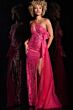 Jovani 39384 Side Tail One Shoulder Dress