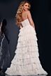 Jovani 40031 Tiered Skirt Strapless Corset Dress