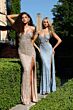 Jovani 40060 Side Cutouts Embellished Dress
