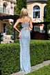 Jovani 40060 Side Cutouts Embellished Dress