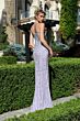 Jovani 40060 Side Cutouts Embellished Dress