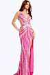 Jovani 40060 Side Cutouts Embellished Dress
