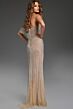 Jovani 40146 Off The Shoulder Sheer Pageant Gown