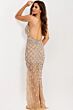 Jovani 40280 Spaghetti Straps V-Neck Pageant Gown