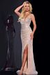 Jovani 40820 Criss Cross Back Sweetheart Neck Dress