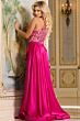 Jovani 41186 High Neck Slit Skirt Pageant Gown