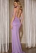 Jovani 41196 Cowl-Halter Neckline Embellished Dress