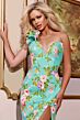 Jovani 42145 Floral Sequin One Shoulder Dress