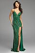 Jovani 42176 Bare Back Spaghetti Straps Embellished Dress
