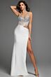 Jovani 42194 Illusion Corset Cutout Dress