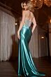 Jovani 42256 Embellished Corset Side Tail Dress