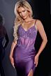 Jovani 42259 Embroidered Corset Slit Skirt Dress