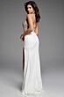 Jovani 42343 Metallic Skirt Embellished Corset Dress