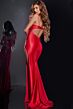 Jovani 42370 Side Slit Beaded Neckline Dress