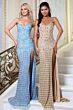 Jovani 42412 High Slit Strapless Embellished Dress
