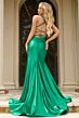 Jovani 42424 Sweetheart Neckline Lace-Up Dress