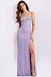 Jovani 42541 Sweetheart Neckline Embellished Dress