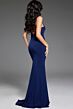 Jovani 42670 Embellished Illusion One Shoulder Dress