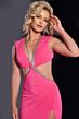 Jovani 42675 High Slit Backless Cutout Dress