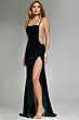 Jovani 42783 Illusion Sides Straight Neckline Dress