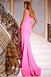 Jovani 42899 Beaded Neckline High Slit Dress