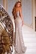Jovani 42920 Sheer Corset Embellished Strapless Dress