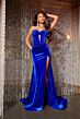 Jovani 43066 Strapless Corset Velvet Dress