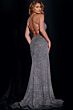 Jovani 43080 Lace-Up Back Sequin Dress