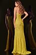 Jovani 43093 Beaded Lace Strapless Corset Dress