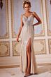 Jovani 43221 High Slit Bare Back Embellished Dress