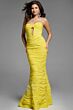 Jovani 43422 Strapless Corset Crinkle Dress