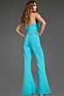 Jovani 43567 One Shoulder Flare-Leg Jumpsuit