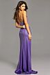 Jovani 43585 Side Slit Strapless Hot Fix Dress