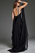 Jovani 43696 Halter Neck Cuffed Overskirt Dress