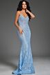 Jovani 43760 Beaded Lace Strapless Sweetheart Dress