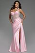 Jovani 43848 Side Tail Lace Corset Strapless Dress