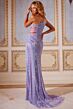 Jovani 43927 Strappy Side One Shoulder Cutout Dress