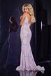 Jovani 44074 Plunging Neckline Multicolor Sequin Dress